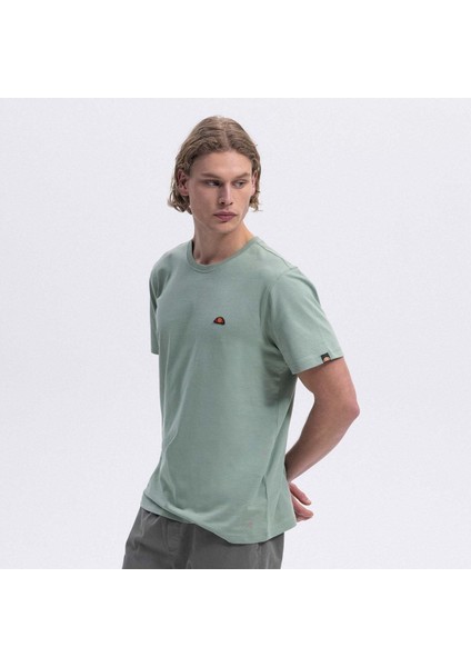 EM461-MNT Bisiklet Yaka Erkek T-Shirt - Yosun