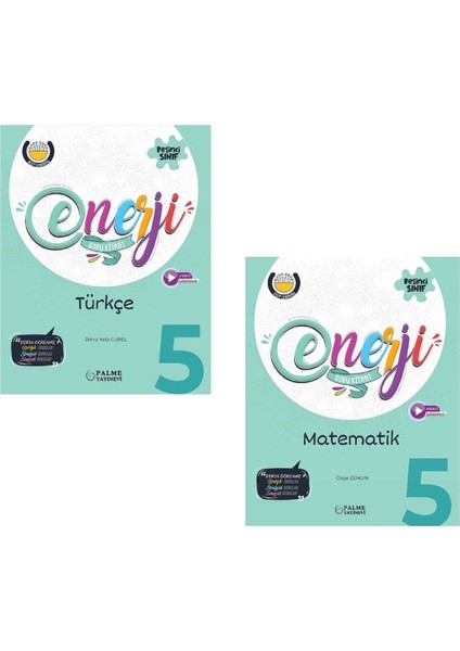 5. Sınıf Enerji Türkçe Matematik Soru Kitabı (2 Kitap) Yeni