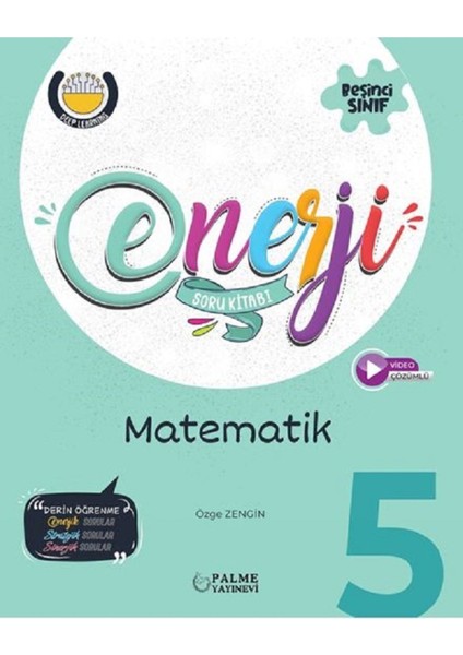 5. Sınıf Enerji Türkçe Matematik Soru Kitabı (2 Kitap) Yeni modelleri