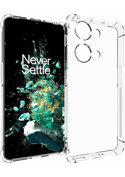 Oneplus Nord 3 5g Drop-Proof Dört Köşe Hava Yastığı Köşe Tpu Kapak Kaymaz Şeffaf Telefon Kılıfı (Yurt Dışından)