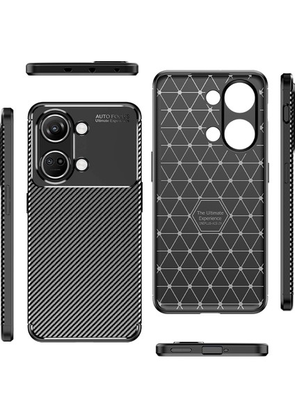 Oneplus Nord 3 5g Karbon Fiber Doku Çizilmez Telefon Kılıfı (Yurt Dışından)