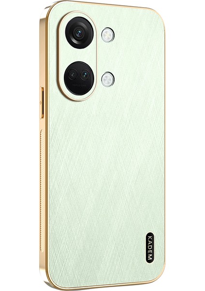 Oneplus Nord 3 5g Galvanik Ipek Doku Pu + Tpu Telefon Arka Kapağı (Yurt Dışından)