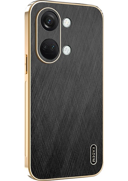 Oneplus Nord 3 5g Galvanik Ipek Doku Pu + Tpu Telefon Arka Kapağı (Yurt Dışından)