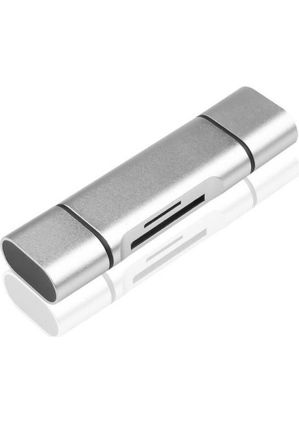 ADS-307 3 Portlu Type-C Usb3.0 Çevirici Sd Kart Mikrosd Kart Okuyucu Çevirici Adaptör