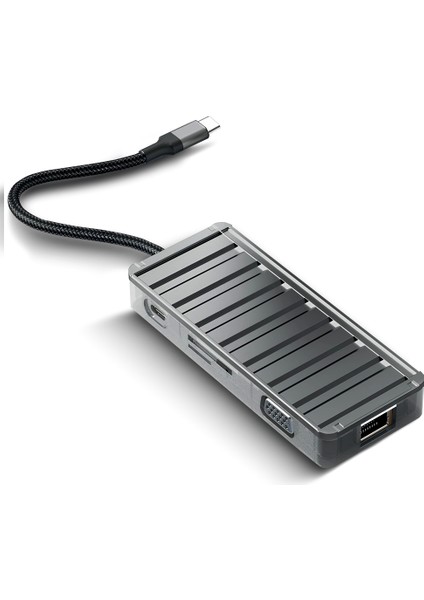 Robinanka Force 9 In 1 USB C To Hdmı VGA Ethernet Hub Çoklayıcı Hub