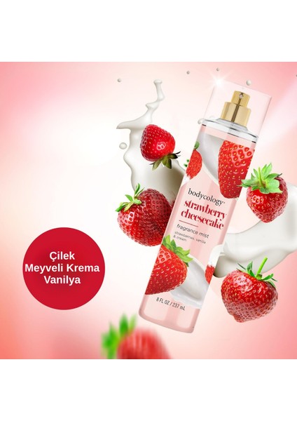 Strawberry Cheesecake Fragrance Mist Çilekli Kadın Vücut Spreyi fiyatları
