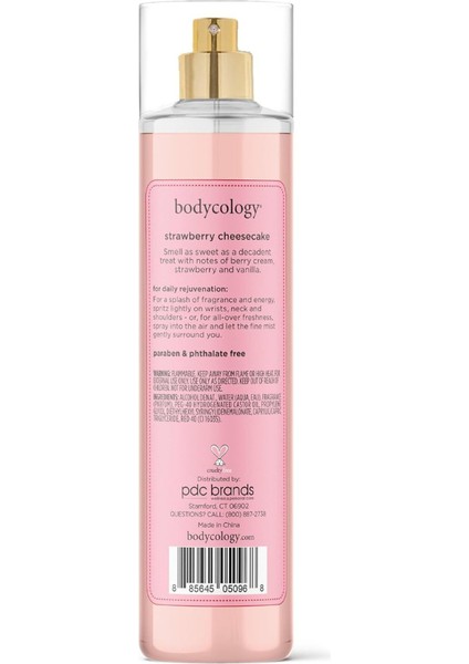 Strawberry Cheesecake Fragrance Mist Çilekli Kadın Vücut Spreyi
