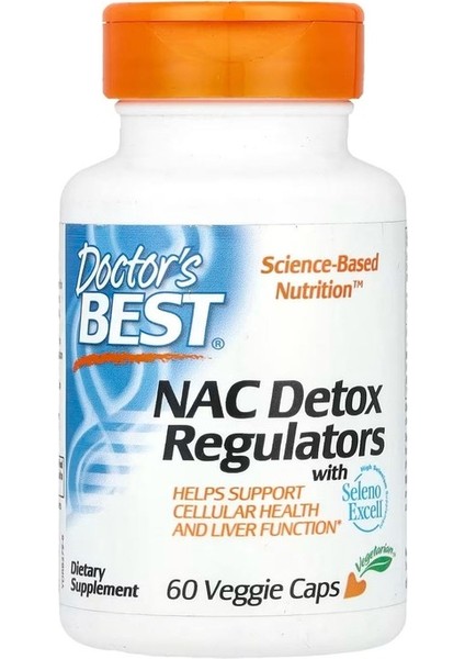 Doctor's Best Na/c Detox Regulators 60 Veggie Caps