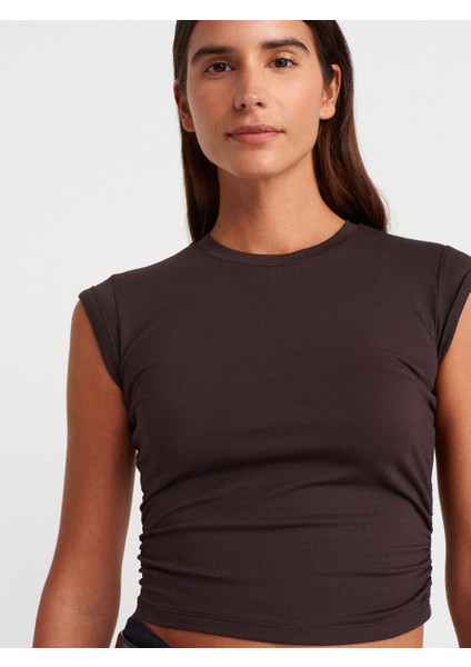 30899 Yanları Büzgü Detaylı Top-Siyah modelleri