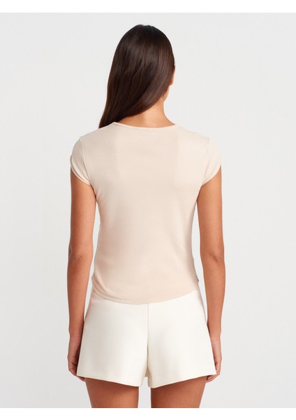 31779 Bisiklet Yaka Basic T-Shirt-Siyah fiyatları