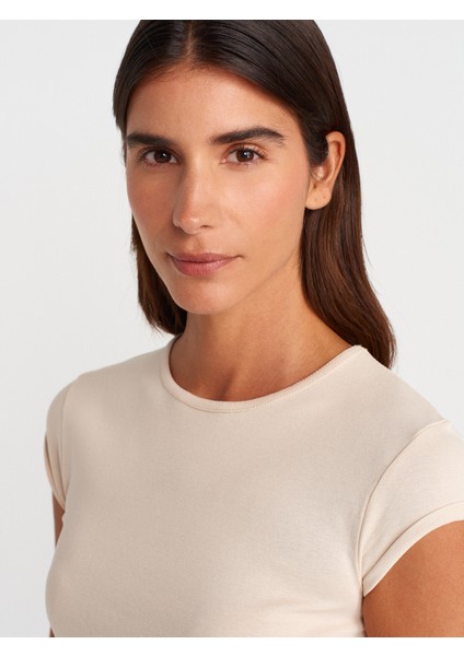 31779 Bisiklet Yaka Basic T-Shirt-Siyah modelleri