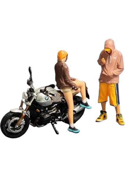 Motosiklet Latte Kadın Sürücü Şık Süsleme Modeli (Yurt Dışından)