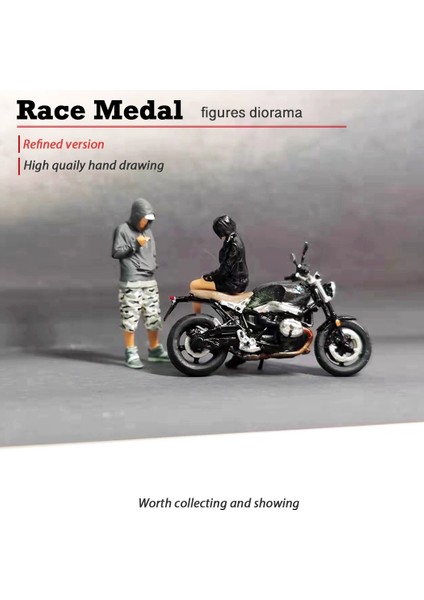 Motosiklet Latte Kadın Sürücü Şık Süsleme Modeli (Yurt Dışından)
