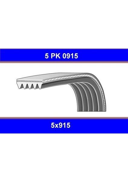 Kanallı Kayıs Gmb Gpk 5PK0915