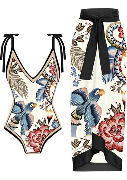 LX021BLACK Tek Parça Plaj Mayo Bikini (Yurt Dışından)