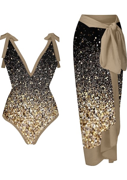 LX035BLACK Tek Parça Plaj Mayo Bikini (Yurt Dışından)