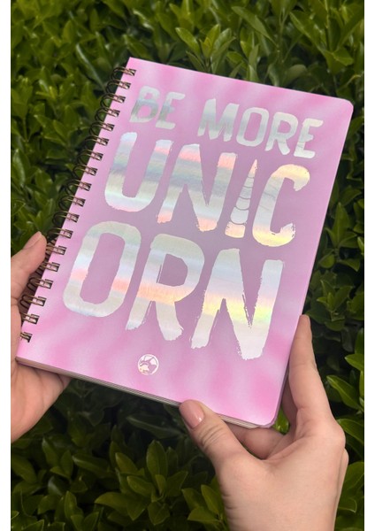 Utopia Spiralli Defter Çizgili Unicorn 17X24 cm