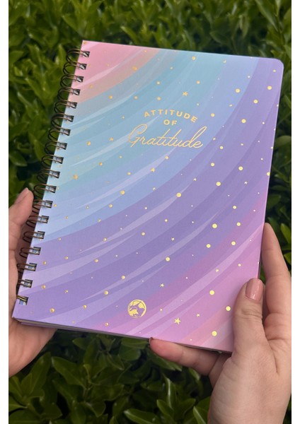 Utopia Spiralli Defter Çizgili Attitude 17X24 cm