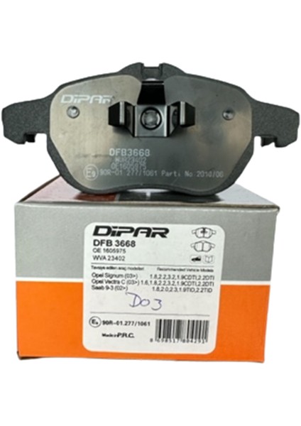 Fren Balatası Vectra GDB1613,573089,1605972,0986494044,323700007300,FDB1520,ADW194210,BSG 65-200-034 fiyatları