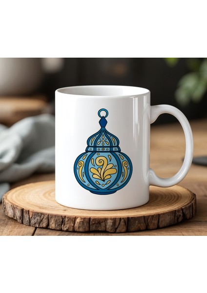 I Love You Yazı Tasarımlı Beyaz Seramik Baskılı Kupa Bardak 330 ml