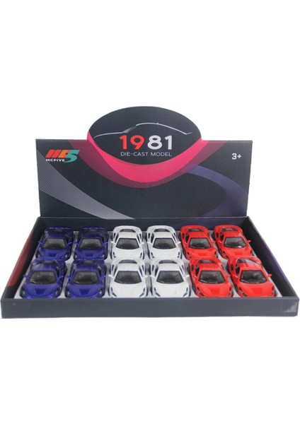 Nessiworld Metal Çek Bırak Spor ARABA 6636-68