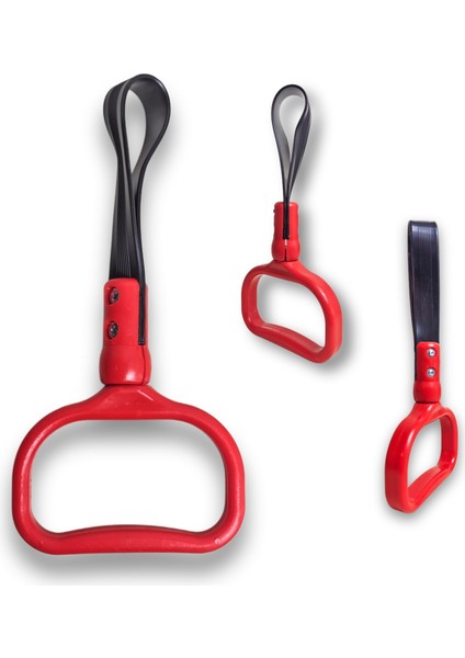 Tutamaç - Araç Içi Dekor El Tutamacı - Elcek - Kırmızı Tutamak - 2 Adet