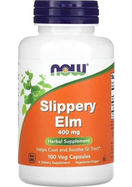 Slippery Elm 400 mg 100 Veg Capsules