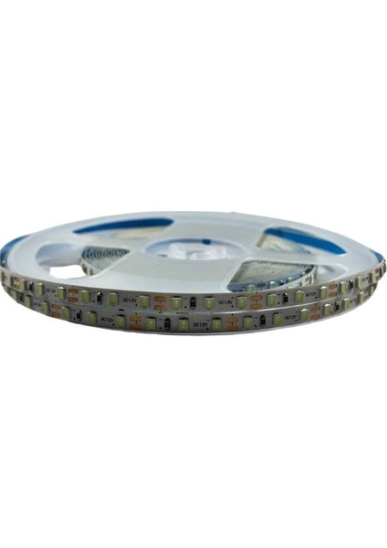 5mm 12V 120 Ledli 2835 Mavi Şerit LED (5metre)Ince Pcb Li