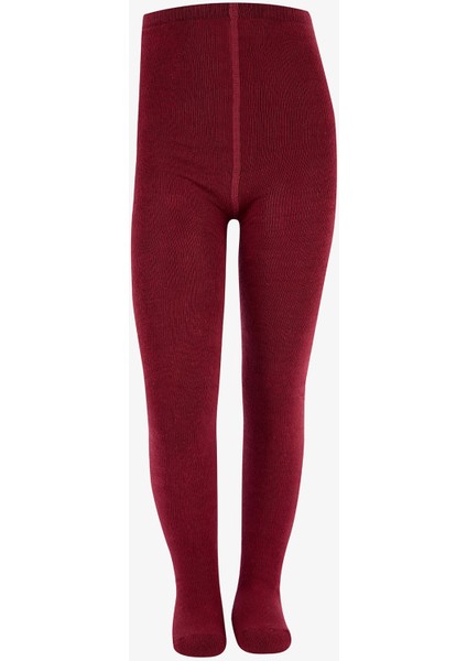 Pretty Basic Towel Bordo Külotlu Çorap