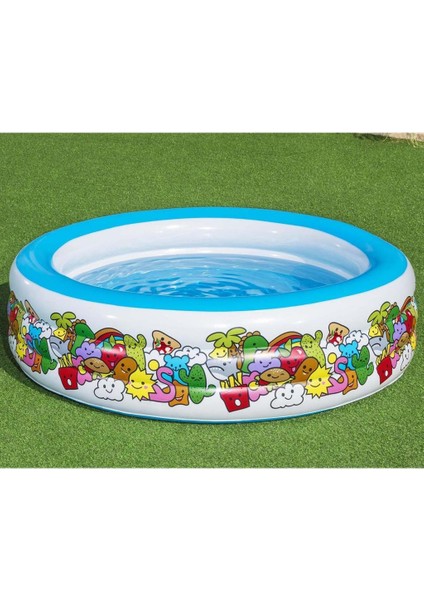 Nessiworld Bestway Şişme Jumbo Desenli Havuz 51122 modelleri