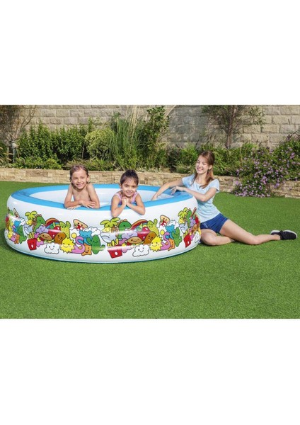 Nessiworld Bestway Şişme Jumbo Desenli Havuz 51122 indirimleri