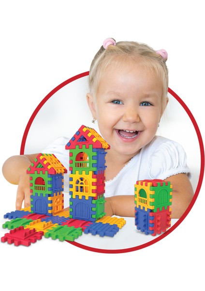 Nessiworld 03702 Puzzle City 64 Parça -Dede modelleri