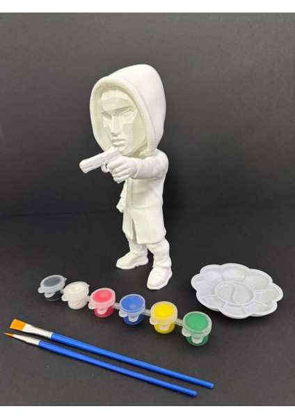 Squid Game Front Man Yönetici 3D Figür Boyama