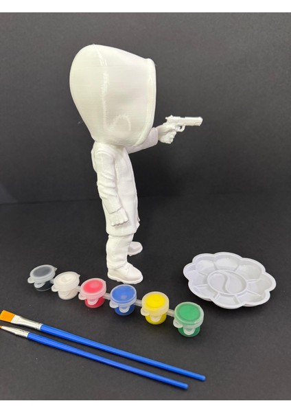 Squid Game Front Man Yönetici 3D Figür Boyama