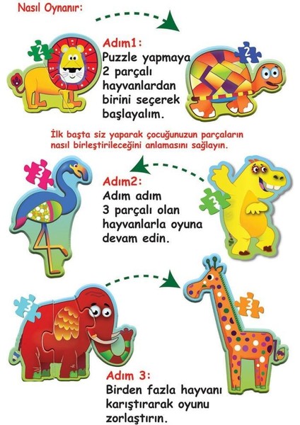 1727 Baby Puzzle Benim Ilk Puzzlem Orman Hayvanları