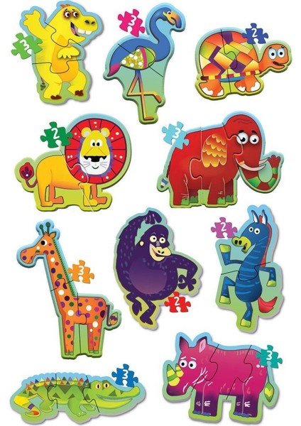 1727 Baby Puzzle Benim Ilk Puzzlem Orman Hayvanları
