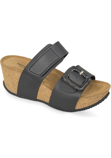 Kadın Terlik VG1424FR Valleverde Slipper Nero