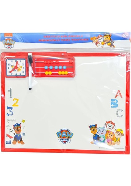 PW7914 Paw Patrol Abaküslü Yazı Tahtası - Laço Kids - Utku Oyuncak