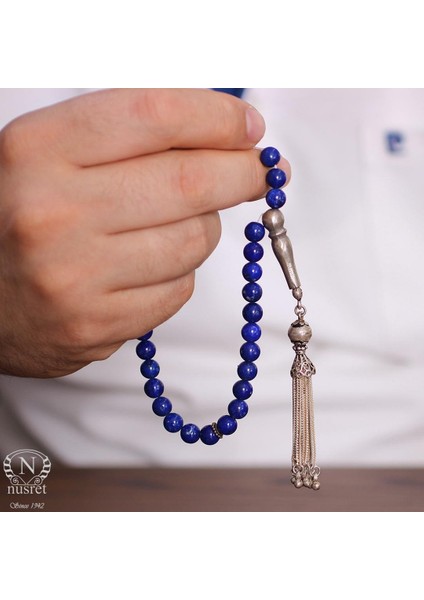 925 Ayar Gümüş Lapis Taş Tesbih modelleri