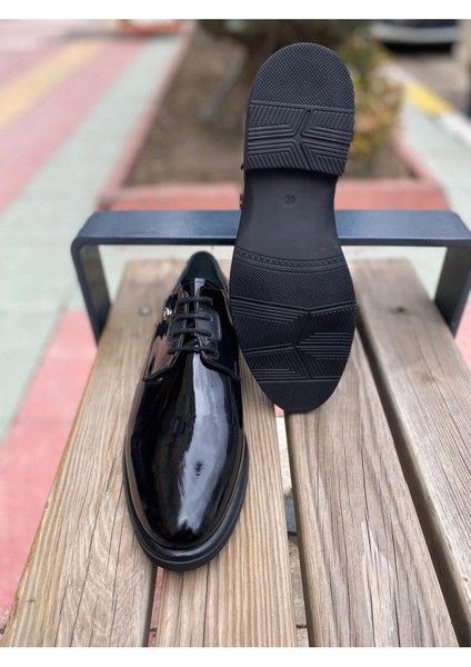 Pıerre Cardın 14205 Exclusıve Sıyah Rugan Ayakkabı fiyatları