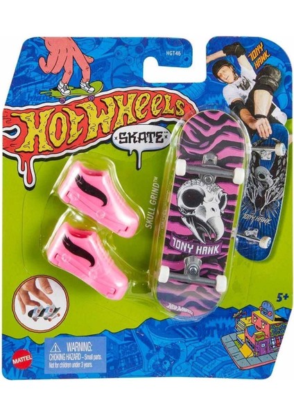 HGT46 Hot Wheels Skate Parmak Kaykay ve Ayakkabı Paketleri