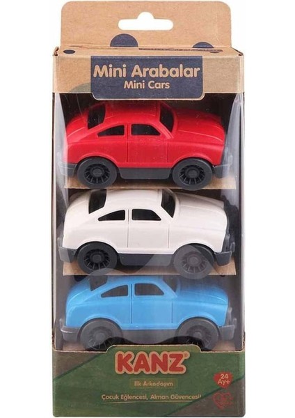 Nessiworld 30812 Enfal - 3'lü Mini Arabalar +24 Ay