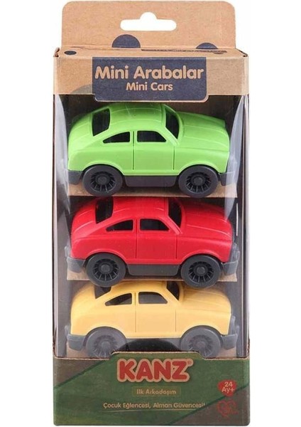 Nessiworld 30812 Enfal - 3'lü Mini Arabalar +24 Ay