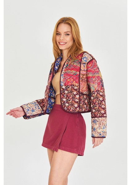 Çift Taraflı Desenli Kapitone Ceket indirimleri