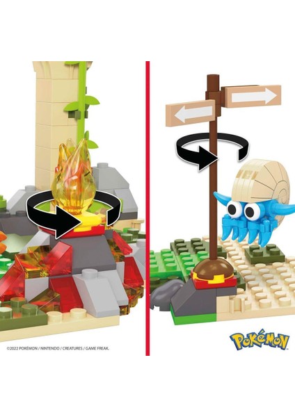HDL86 Mega™ Pokémon™ Jungle Ruins - Adventure Builder Antik Kent Seti 464 Parça +7 Yaş modelleri
