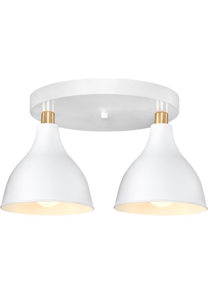 Ronda Ikili Plafonyer Avize Beyaz modelleri