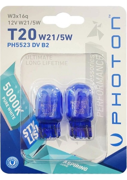 Honda Cıvıc Fb7 Kasa Beyaz Gündüz Farı Ampulü T20 WY21/5W PH5523DV fiyatları