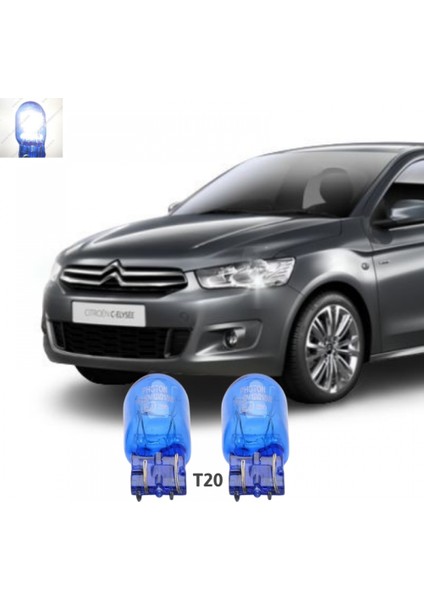 Cıtroen C-Elysee Beyaz Gündüz Farı Ampulü T20 WY21/5W PH5523DV