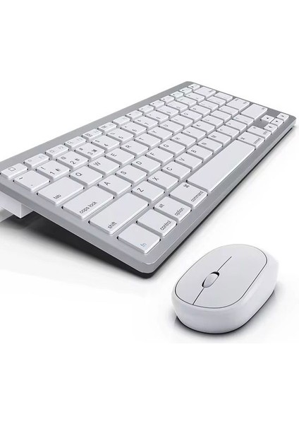 Mini Ios Android Windows Uyumlu 2.4g+Bt5.2+Bt3.0 Bluetooth Klavye Mouse Seti