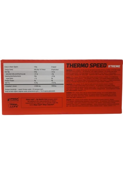 Thermo Speed Xtreme 120 Kapsül fiyatları